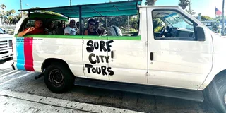 Santa Monica Open-Air Van Tour