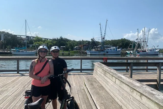 Charleston Harbor E-Bike Tour with Milkshake Stop - Image 2