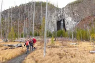 Yellowstone Fairy Falls to Imperial Geyser Hike thumbnail 3