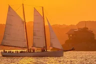 Newport Sunset Sail on Classic Sailboat thumbnail 6