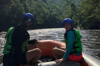 Hartford Family Float Trip on the Lower Pigeon River