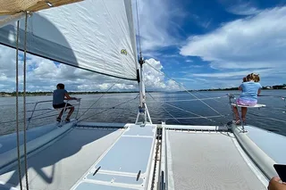 Daytona Beach Catamaran Sailing Dolphin and Manatee Watch