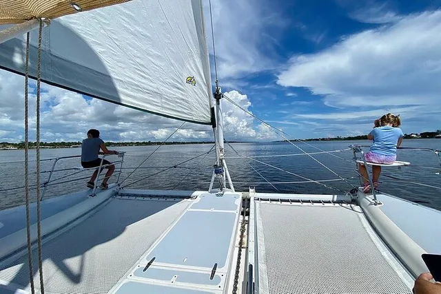 Daytona Beach Catamaran Sailing Dolphin and Manatee Watch - Image 1