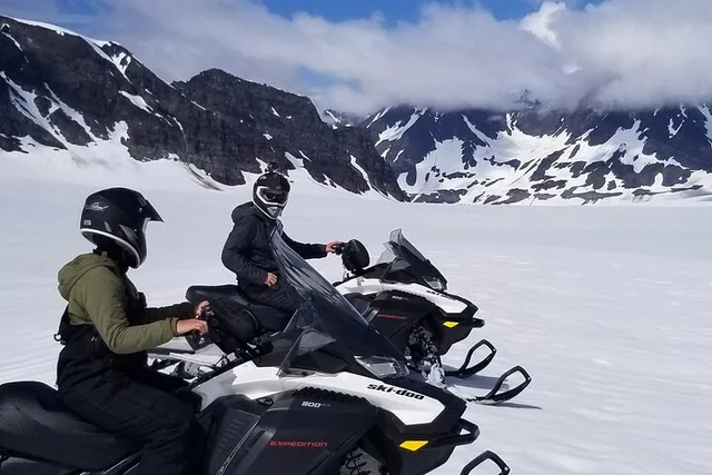 Seward Snowmobile and Helicopter Tour - Image 6