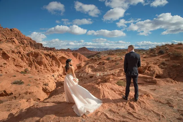 Las Vegas Valley of Fire Wedding by Limousine - Image 1