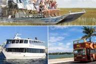 Miami Everglades, Bay Cruise & Open-Top Bus Tour thumbnail 1