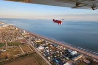 Galveston Biplane Ride Over Bolivar Lighthouse thumbnail 6