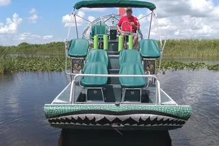 Palm Beach Air Boat Tour in The Swamp Monster