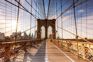 New York Brooklyn Bridge Tour at Sunset