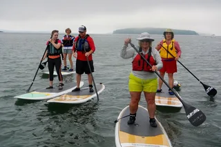 Brunswick Stand-Up Paddleboard Tour with Oyster Tasting