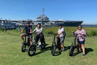 Charleston Harbor E-Bike Tour with Milkshake Stop thumbnail 1