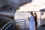 Charleston Harbor Sightseeing & Dolphin Watch Tour 1.5 hr thumbnail 1