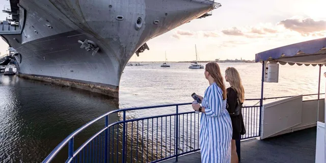 Charleston Harbor Sightseeing & Dolphin Watch Tour 1.5 hr - Image 1
