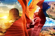 Las Vegas Grand Circle Tour with Sunrise Over Monument Valley thumbnail 1