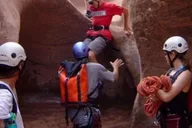 Moab Chamisa Canyon Canyoneering Adventure 5 hr thumbnail 5