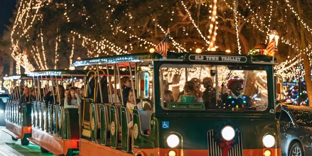 St. Augustine Nights of Lights Trolley Tour - Image 1