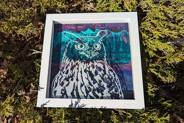 Estes Park Wildlife Shadow Box Art Class - Image 3