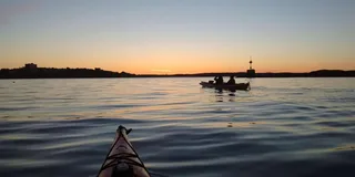 Portland Kayak Tour at Sunset on Casco Bay