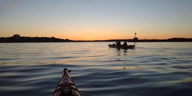 Portland Kayak Tour at Sunset on Casco Bay - Image 1