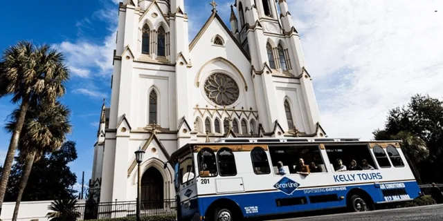 Savannah Guided Trolley Tour with Shuttle 1.5 hr - Image 3