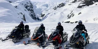 Seward Snowmobile Tour in Kenai Fjords