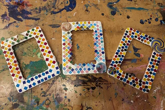 Estes Park Mosaic Picture Frame Art Kit - Image 3