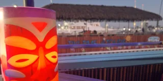 San Diego Tiki Jazz Cruise at Night