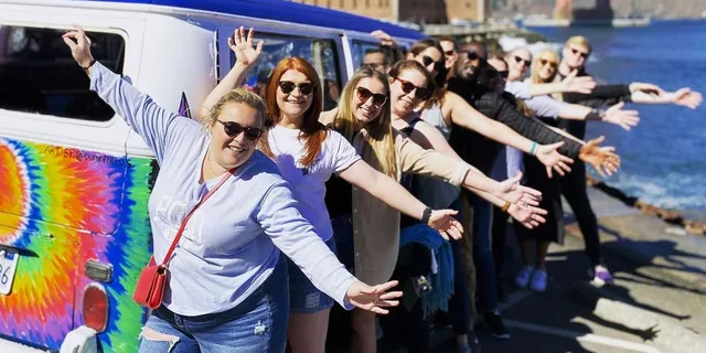 San Francisco City Sightseeing Tour on Hippie Bus - Image 1
