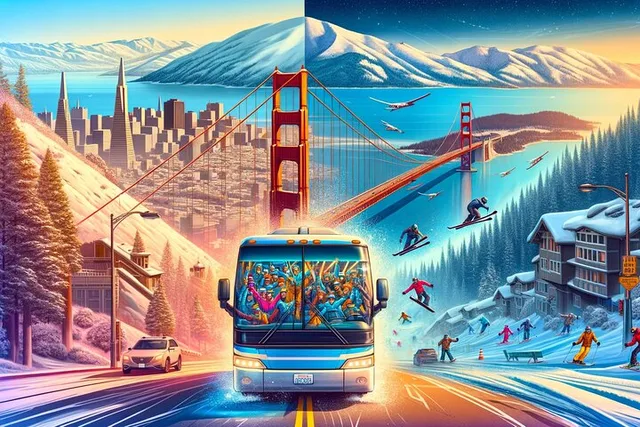 San Francisco to Palisades Lake Tahoe Ski Bus - Image 1