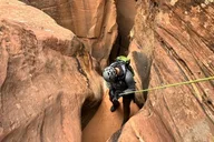 Rock Canyon Rappelling Near Zion National Park thumbnail 3