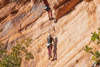 East Zion Via Ferrata and Rappel Adventure