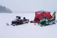 Anchorage Ice Fishing and Snowmobile Adventure thumbnail 1
