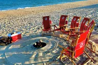 Montauk Private Beach Fire thumbnail 3