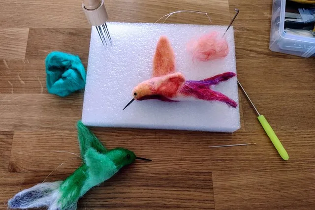 Estes Park Felting Hummingbird Ornament Class - Image 2