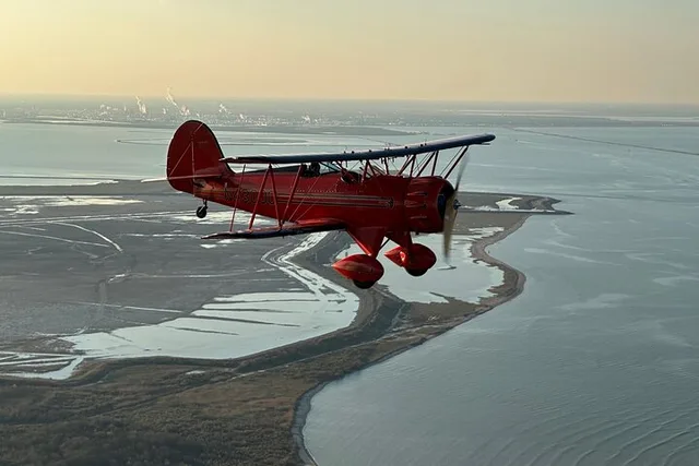 Galveston Open Cockpit Biplane Ride - Image 3