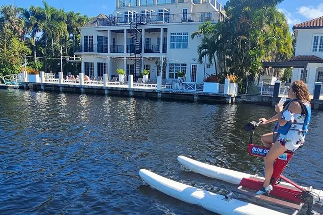 Fort Lauderdale Water Bike Guided Tour 1 hr - Image 3