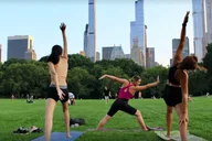 New York City Central Park Yoga Class thumbnail 1