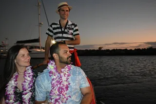 Waikiki Gondola Cruise with Lei and Drinks 1 hr