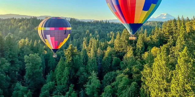 Seattle Mt. Rainier Hot Air Balloon Ride - Image 4