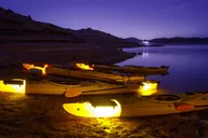 Lake Mead Sunset Kayak Tour with Dinner and Campfire thumbnail 4
