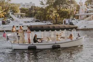 Miami River E-Boat Cruise with Wine and Charcuterie thumbnail 2