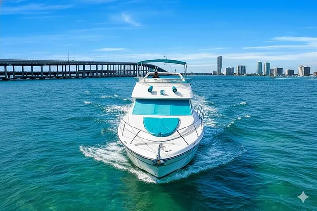 Miami Yacht Rental 50ft Miller Blue 3-6 Hours - Image 2