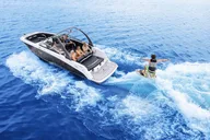 Lake Tahoe Wakesurfing Boat Charter with Captain 3 hr thumbnail 1