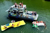Nashville Party Boat with Triple Slide thumbnail 1