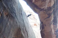Moab Rappelling Adventure: Medieval Chamber Slot Canyon thumbnail 2