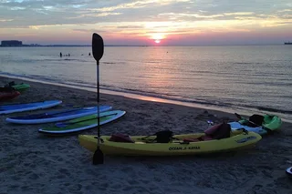 Virginia Beach Dolphin Kayak Tour at Sunset
