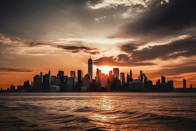 New York City Skyline and Statue Night Cruise - Image 4