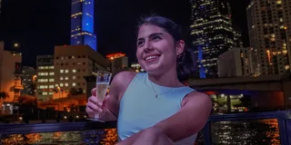 Miami City Lights Boat Tour with Champagne