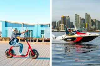 San Diego Self-Guided Speed Boat and Scooter Tour