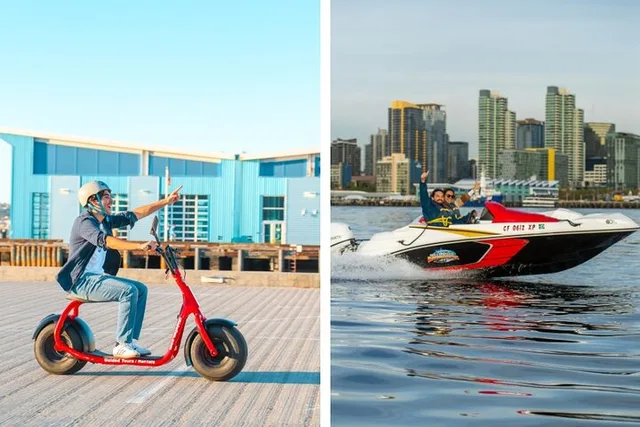 San Diego Self-Guided Speed Boat and Scooter Tour - Image 1